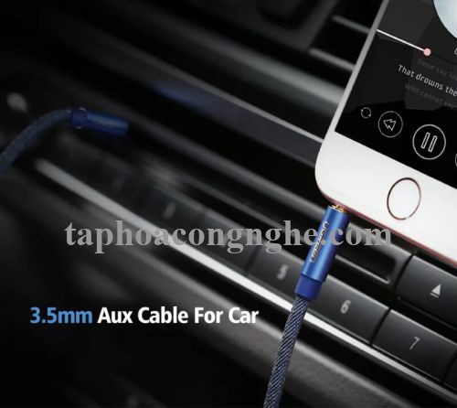 Ugreen 40401 0.5M màu Xanh Cáp âm thanh 2 đầu 3.5mm dương AV113 30040401